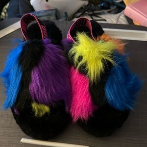 Women UGG Multi Color Slippers